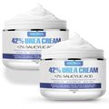 White Urea Foot Cream 2 Pack - Deep Moisturizer for Cracked Heel & Skin Repair