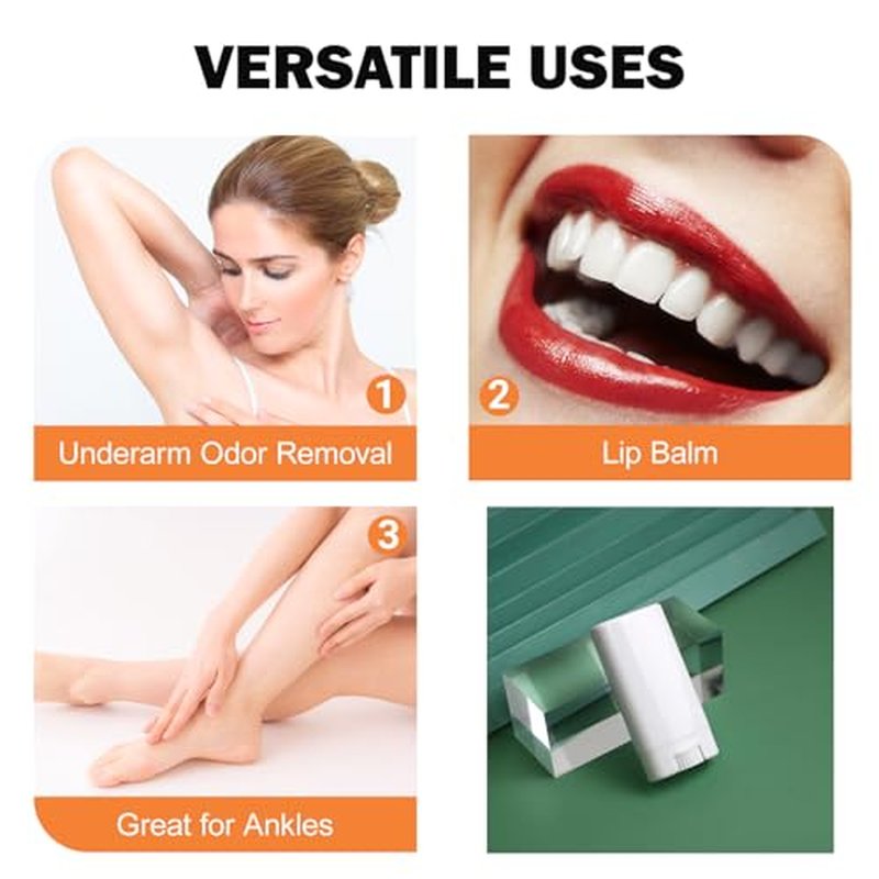 100 Pack 15ml Empty Deodorant Containers Refillable Deodorant Tubes White Oval Twist-Up Lip Reusable Balm Tubes for Homemade DIY Lipstick Crayon Lotion Chapstick (100pcs 15ml£¨white£©)