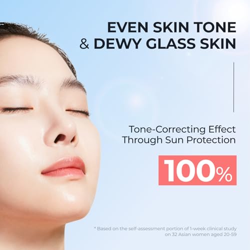 DOMINAS Tinted Sunscreen SPF50 Tone Correction UV Defense 1.69oz - Water-In-Oil Formula, Hydrating & Skin Tone Boosting, Variation: Tinted