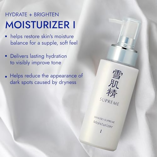 SEKKISEI Supreme Moisturizer I, Facial Cream for Elasticity & Suppleness, 7.7 Ounce