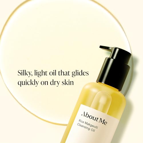 Korean Rice Cleansing Oil with Makgeolli Ferments - Makeup & Sunscreen Remover, 6.59 fl oz