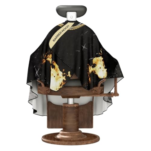 Professional Barber Cape with Adjustable Neck Closure - Salon Hair Cutting Cape