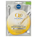 NIVEA Q10 Power 10-Minute Face Sheet Masks 5-Pack - Anti-Aging & Hydrating