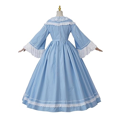 Women's Victorian Civil War Dress Costume Vintage Reenactment Historical Dresses Southern Belle Costumes Ball Gown