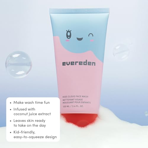 Evereden Kids Travel Set - 5-Piece Mini Skin & Hair Care with Face & Hair Routine