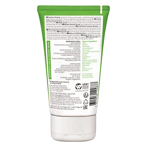 Weleda Birch Body Exfoliating Scrub 5 Fl Oz - Plant Rich Cleanser with Birch & Apricot Oil
