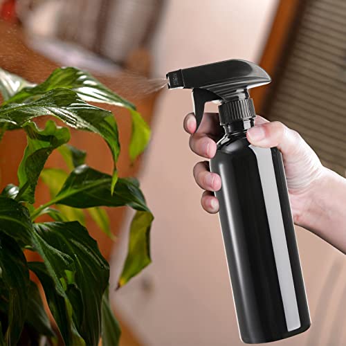 16oz Plastic Spray Bottles - Leakproof Mist & Stream for Cleaning & Personal Use