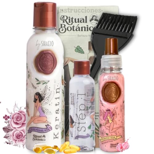 SHAEIO Ritual Botanico Organic Keratin Hair Treatment 250ML + Heat Protectant 120ML