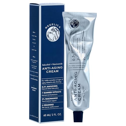 Korean Anti-Aging Face Cream with Bakuchiol & Niacinamide - Sensitive Skin