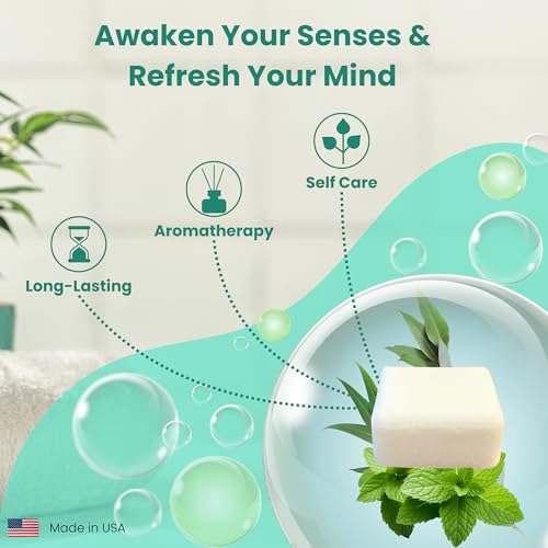 REVIV Shower Steamers Aromatherapy ? 15 Long-Lasting Eucalyptus & Mint Shower Bombs for Stress Relief and Sinus Support ? Self Care Spa Gifts for Women & Men ? Christmas Stocking Stuffer