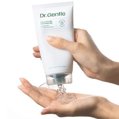 Dr.Gentle CICA Cooling Gel Moisturizer 150ml (5.07 Fl Oz) - Soothing After Sun & Skin Hydration