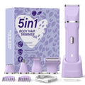 Purple 5-in-1 Women’s Bikini Trimmer & Full-Body Hair Removal Kit