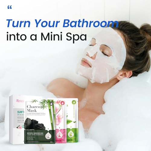 36 Pack Hydrating Face Mask Set with Centella Asiatica - Soothing & Moisturizing