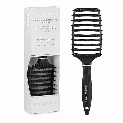 Detangling & Smoothing Hair Brush - Soft Touch, Heat-Style Friendly