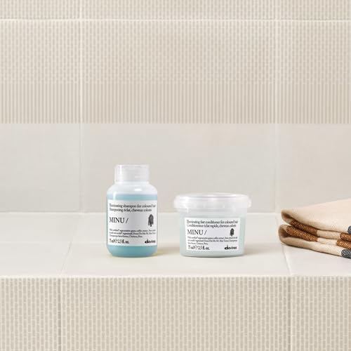 Davines MINU Shampoo Travel Kit - Color Protect & Shine for Color Treated Hair