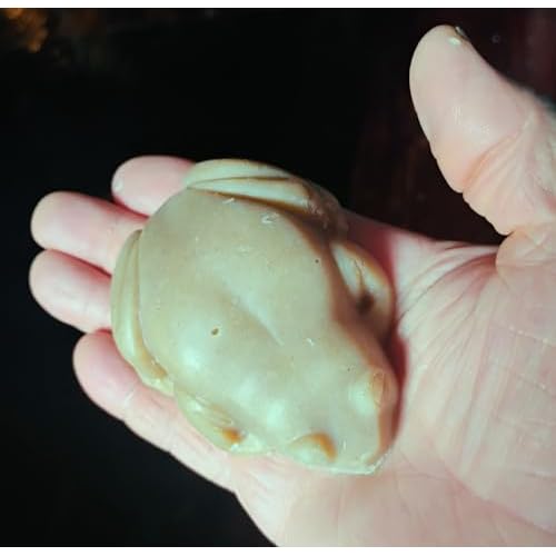 WFG WATERFALL GLEN SOAP COMPANY, LLC, Nathan frog soap, honeysuckle natural, vegan frog bath soap with shea butter