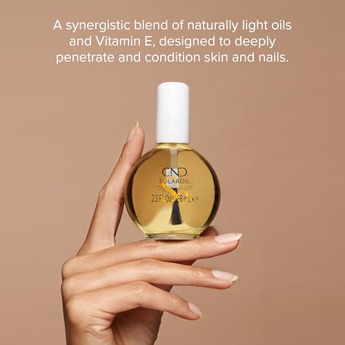 Cuticle Oil with Jojoba, Vitamin E & Rice Bran | 2.3 Fl Oz | Moisturizing Nail Treatment
