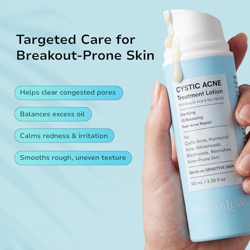 1-Pack Cystic Acne Spot Treatment with Salicylic Acid & Tea Tree Oil for Face