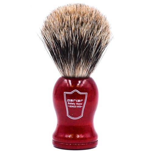 Long Loft 3-Band Pure Badger Shaving Brush with Rosewood Handle