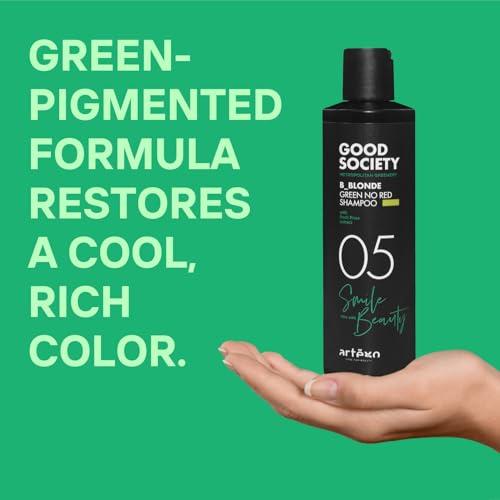 8.5 Fl Oz Green Pigmented Neutralizing Shampoo for Blonde Brunette Hair - Variation of THIS listing