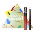 Sephora Collection Holiday Surprise Makeup Gift Set:: Cream Lip Stain in 01 Always Red and Eyeliner Pencil To Go in Deep Brown