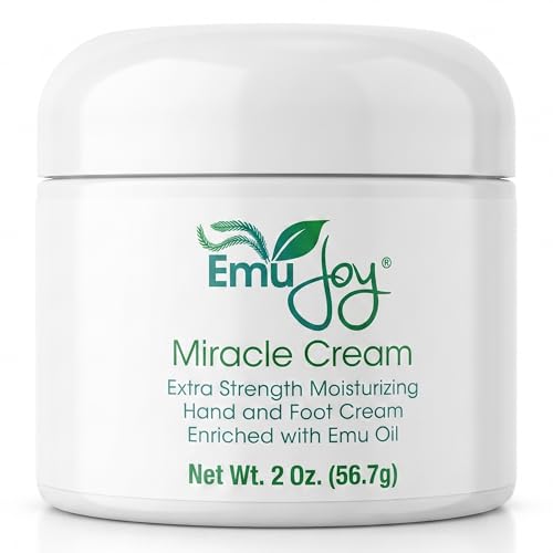 Emu Joy Miracle Hand & Foot Cream - Intensive Dry Skin Moisturizer 2 oz