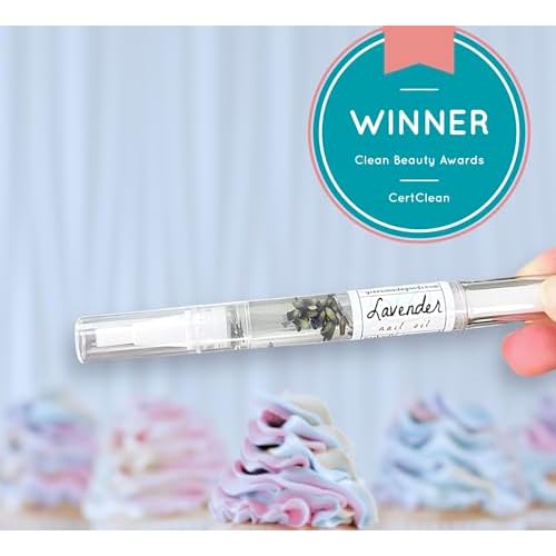 Cuticle Oil Trio ? Lavender, Jasmine & Rose Pens with Real Flower Petals ? Nourishes, Strengthens, Repairs & Protects ? Natural Gift Set (3 Pack)