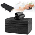 Disposable Bed Sheets 31''x71'' Thicken Waterproof Non-Woven Fabric Massage Table Sheets, Breathable Protector Bed Cover for Massage Therapy Tattoo Beauty Salon (Black 100pcs)