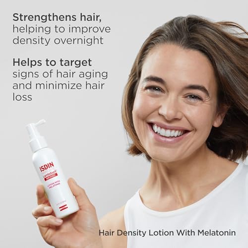 ISDIN Lambdapil Thinning Hair Lotion with Melatonin, 3.4 fl oz