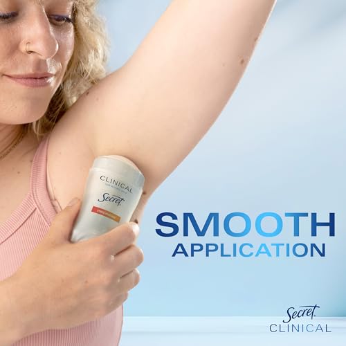 Secret Clinical Strength 100HR Stress Sweat & Odor Antiperspirant Stick - 1.6 oz Pack of 4