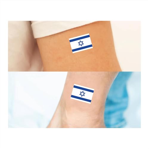 Six sheets Temporary Tattoos Tiger in Flame for Men Tigers Fake tattoos for Women Neck Arm Chest