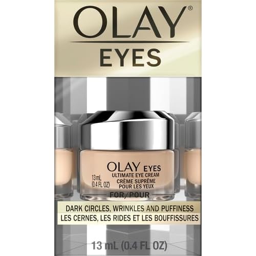 Olay Eyes Ultimate Eye Cream for Dark Circles,Wrinkles and Puffiness,13 ml (0.4 fl. oz.),(Pack of 2)