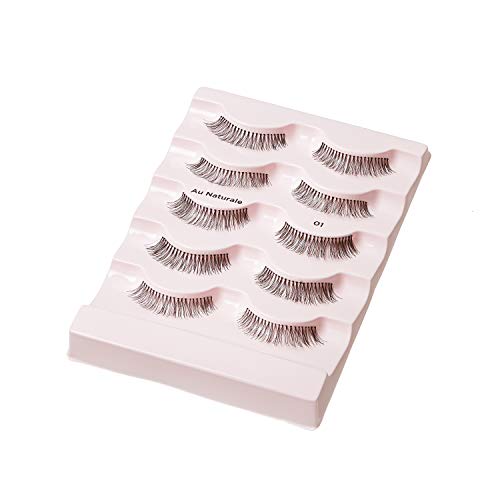 iENVY Human Hair Eyelash Extensions Pack of 5 Pairs - Natural Style, Pack of 2