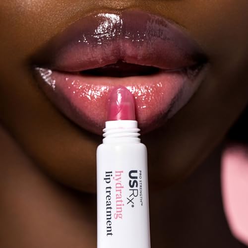 Urban Skin Rx Pro Strength Hydrating Collagen & Peptides Daily Lip Treatment, Non-Sticky, Ultra-Moisturizing Balm, Smooths, Softens & Plumps for a Healthier & More Youthful Appearance, Jelly, 0.31 Oz