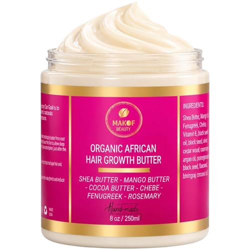 Chebe Hair Growth Butter - Ayurvedic Deep Conditioning for All Hair Types 8oz