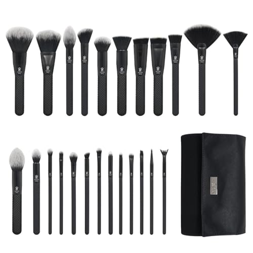 Moda Pro Full Face 25pc Makeup Brush Set with Travel Pouch
