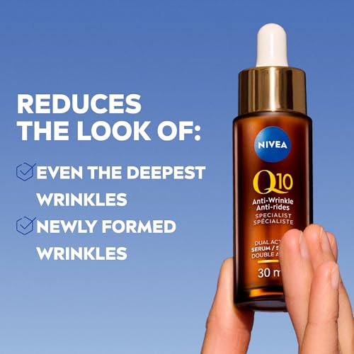 NIVEA Q10 Dual Action Face Serum with Coenzyme Q10 & Creatine 30ml
