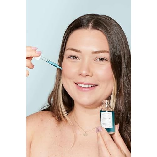 Earth Harbor | MARINA Biome Brightening Ampoule - Brightens & Balances | Blue Tansy + Spirulina + Squalane | 1 fl oz
