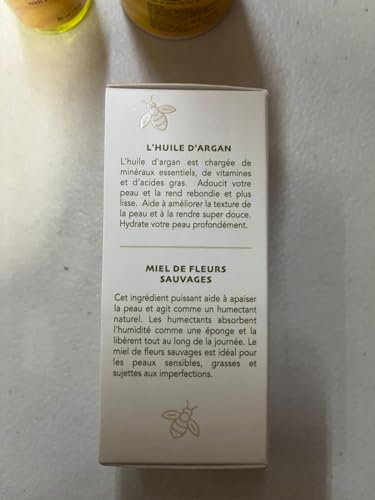 Honey Serum - Skin Brightening Serum with Argan Oil, Aloe Vera & Rose Water - Lighten-Up Variation