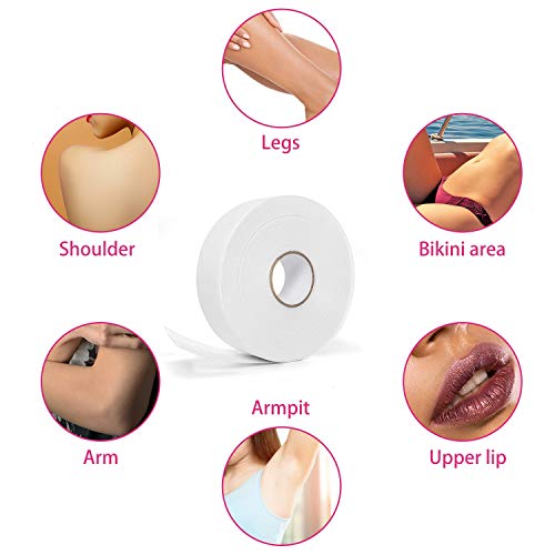 Non-Woven Wax Strip Roll for Body, Facial, Leg Hair Removal (2.76" X 100Yd)