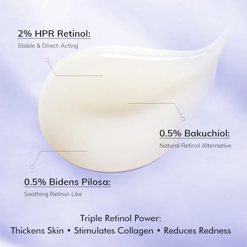 Bakuchiol Retinol Serum for Face - Anti-Aging, Dark Spots, Fine Lines, 30ml