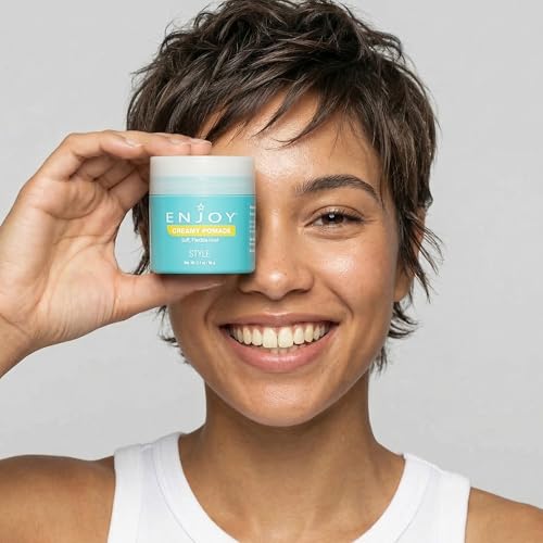 Lightweight Non-Greasy Hair Pomade for Flexible Styling & Natural Shine - 2.1 Oz