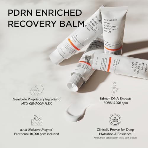 Genabelle PDRN Enriched Recovery Balm for Sensitive Skin - Hydrating & Repair Cream 50ml
