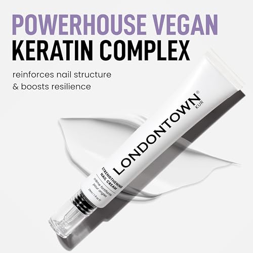 LONDONTOWN Nail & Cuticle Cream ? Healthier-Looking Nails, Stops Splits, Chips & Cracks, Conditions Dry Cuticles & Brittle Nails, Strengthens Nails, Softens Cuticles, 1 fl oz