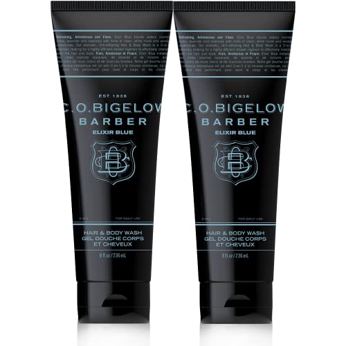 C.O. Bigelow Elixir Blue 2-Pack Men’s Hair & Body Wash 8 Fl Oz Each