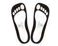 Black Disposable Spray Tan Feet Pads 120 Pairs Non-Slip for Sunless Tanning