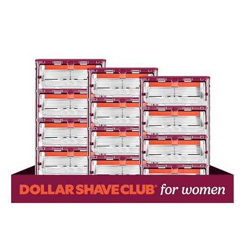 Dollar Shave Club Women’s Razor Refill Pack - 12 Count, 6 Blade, Extra Close Shave