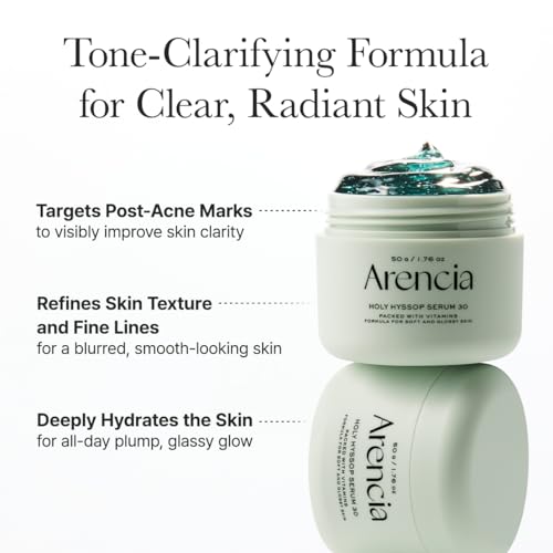 ARENCIA Hyssop Overnight Face Mask Serum 1.76 Fl Oz Pack of 2 – Hydrating Anti-Aging Korean Glass Skin