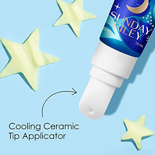 Sunday Riley 5 Stars Retinol + Niacinamide Anti Aging Eye Serum Dark Circles and Wrinkle Eye Cream