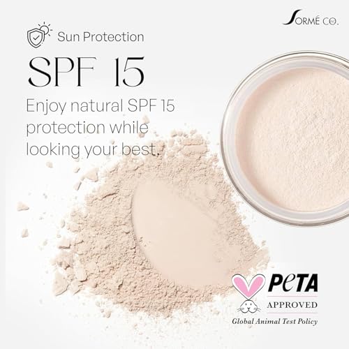 Sorme Treatment Cosmetics Mineral Secret Light Reflecting Powder | Hypoallergenic Matte Setting Powder with Oil-Control | Micronized Mineral Make-Up Powder | SPF15 Loose Powder